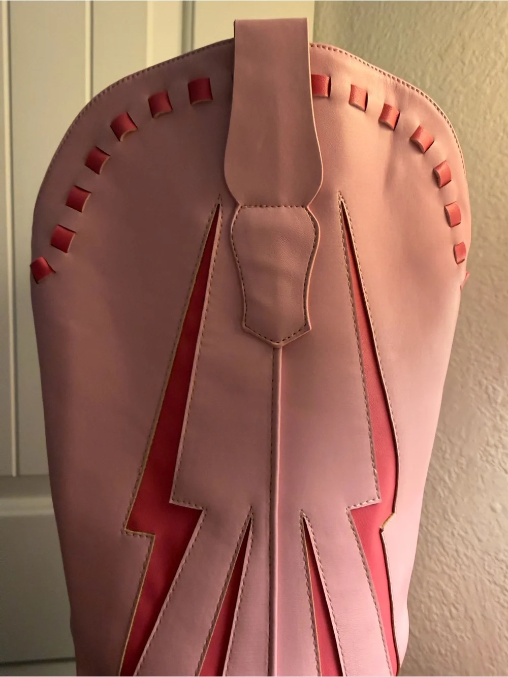 Women's Pink Over-the-Knee Western Lightning Boots